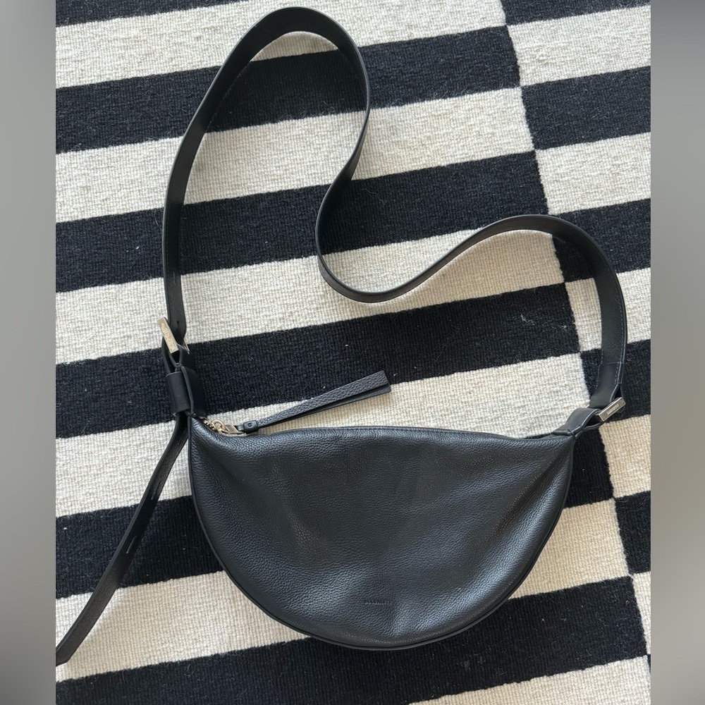AllSaints Half Moon Crossbody Bag